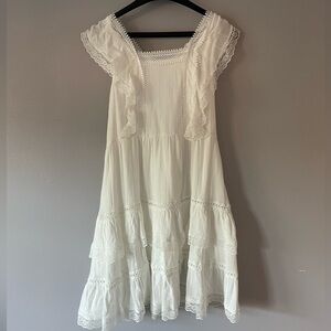 White summer/ graduation dress